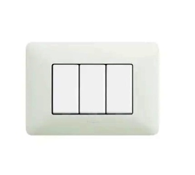 PLACCA FOM 3 POSTI BIANCA